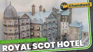 Finished at last! This Victorian hotel was scratch built from card in 170 hours
