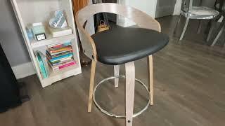 Armen Living Sonia 26" Counter Height Bar Stool Review