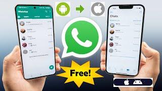 Transfer Whatsapp From Android To Iphone 2023 | Official Free