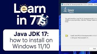 How to download and install Oracle Java JDK 17 on Windows (11 | 10) | How to update to Java JDK 17