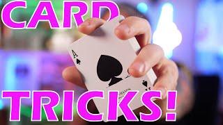 3 EASY Card Tricks You Can Learn In 5 MINUTES!!! - day 129