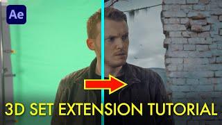 3D set extension / VIRTUAL ENVIRONMENT tutorial (After Effects)