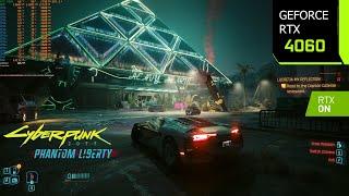 Cyberpunk 2077 Phantom Liberty | RTX 4060 1080p, 1440p, 4K DLSS 3.5 | Ray Tracing & Path Tracing