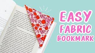 EASY & FAST Sewing for Beginners - DIY Fabric Bookmark - FREE PATTERN