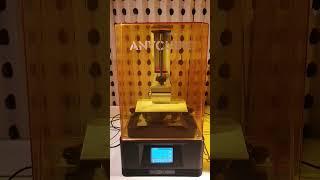 3D SLA Printing Timelapse The Mandalorian Bust design by Fotis Mint