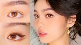 EYELIFT MAKEUP FOR DOWNTURNED EYES (HOODED ASIAN EYES)  Jessica Vu