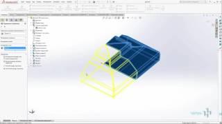 Создание детали с помощью элементов листового металла в solidworks