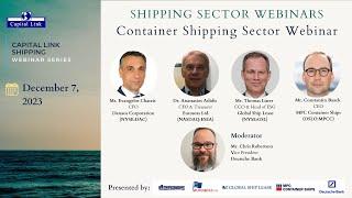 Container Shipping Sector Webinar - DAC, ESEA, GSL, MPCC & Deutsche Bank - December 7, 2023