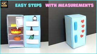 Easy Paper Refrigerator that Opens | How to make Origami Fridge | English Subtitles | Crafts At Ease