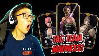 THE MOST OP ELITE X TEAM?!? | MKX iOS/Mobile Gameplay + Funny Moments!