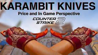 CS2 | ALL KARAMBIT SKINS SHOWCASE 4K (LATEST) Karambit Knife