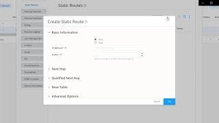 Using Static Routes with Security Director
