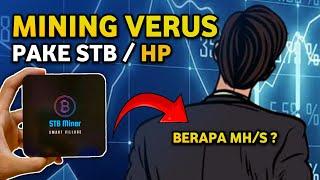 Riviuw Mining STB - Mining Hp Atau Mining STB Kita Simak Hasilnya