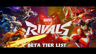 Marvel Rivals Beta Tier List From A Top 100 PLAYER