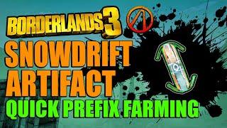 Borderlands 3 Snowdrift Relic Quick Farm Get Any Artifact Prefix Fast
