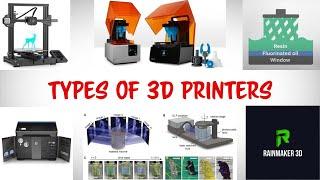 Types of 3D Printers - 11 Different Types of 3D Printers - Introduction to 3D Printing