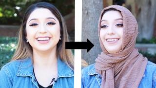 Women Try Wearing Hijabs For Hijab Day