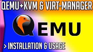 How to install & use QEMU+KVM and virt-manager