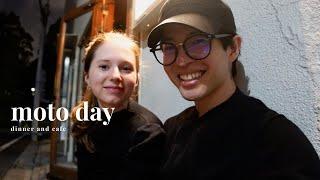 cafe vlog ️ | international couple in Tokyo by motorcycle ️