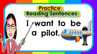 Practice Reading Sentences -Part4 || Learn how to read | Reading sentences