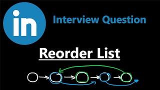 Linkedin Interview Question - Reorder List - Leetcode 143 - Python