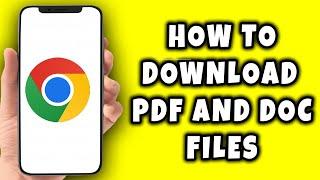 How To Download PDF Files Directly From Google Chrome (2024)