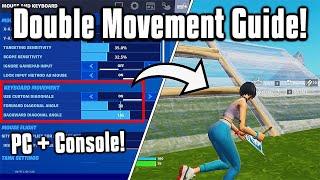 *NEW* Best Double Movement Settings In Fortnite! - PC & Console Guide!