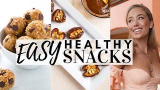 3 EASY HEALTHY SNACKS (Quick + Delicious) | Robbi Jan