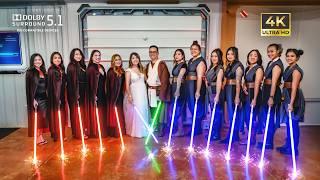 Epic Wedding Lightsaber Duel [4K] [5.1 Surround]