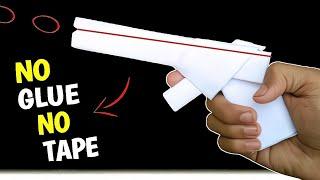 How to Make Paper Gun without Glue and Tape | Paper Gun that shoots |