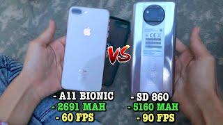 POCO X3 PRO VS IPHONE 8 PLUS | PUBG SPEED TEST!!  (4k)  ANDROID 90 FPS VS IPHONE 60 FPS |