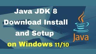 How to Install Java JDK 8 on Windows 10