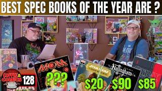 What are the BIGGEST SPEC BOOKS of the Year So Far? Lets find out. Coffee & Comics 128 Comic books