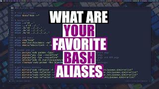 Let's Share Our Favorite Bash Aliases