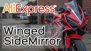 Honda CBR650R Wing Mirrors or Wings with mirrors REVIEW #cbr650r #aliexpress #smallenginevelocity