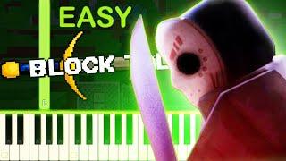 Hatred | BLOCK TALES - EASY Piano Tutorial