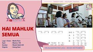 Notasi Angka Lagu HAI MAKHLUK SEMUA | SATB Choir Lagu Paskah