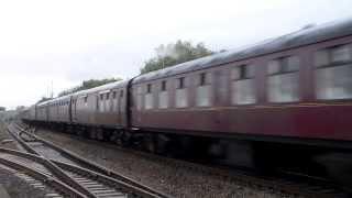 60163 "Tornado" passes Bridgwater with 'The Cathedrals Express' on 17th September 2013