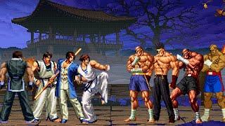 [KOF VS SF] Kim Kaphwan Team Vs Sagat Team