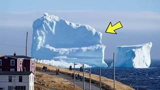 Iceberg Floats Near Small Village – Residents Turn PALE When They See What's On It!