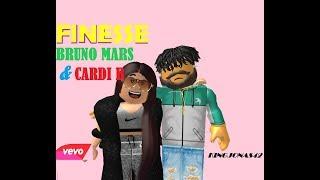 “Bruno Mars - FINESSE ft Cardi B” [ROBLOX]