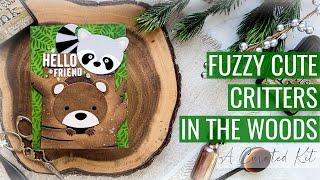 Using Flocking and Dies to Create Fuzzy Critters, Picket Fence Studios Curated Kit: It's the Flu