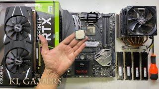 intel Core i7 8700K ASUS ROG MAXIMUS X HERO ASUS RTX2080Ti HYPER 612 PWM Gaming PC Build