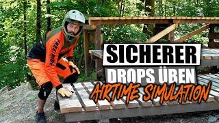 SICHER DROPS ÜBEN -  Airtime Simulation -  Mountainbike Fahrtechnik Flowtrail Siegen