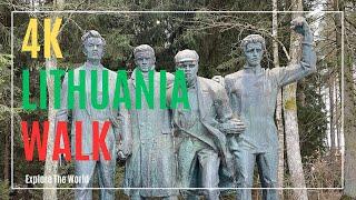 【4K60】 Lithuania Walk - Grūtas Park with Soviet-era Statues and Soviet ideological Relics | Part 2/2