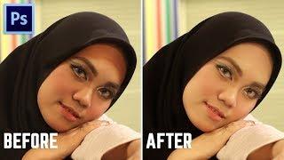 Cara Menghilangkan Bayangan Pada Wajah - TUTORIAL PHOTOSHOP