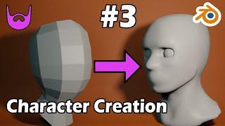 Sculpting the Head | Blender 2.8 Character Creation Course | PART 3