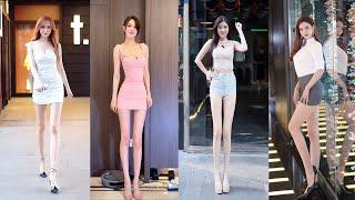 Mejores Street Fashion Tik Tok 2021 | Hottest Chinese Girls Street Fashion Style 2021 Ep.92