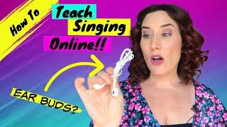 How Do Online Lessons Work - Teaching Voice Lessons Online