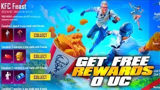 Get Free Rewards 0 Uc | Chicken Winnin spin Crate Opening | Kfc Set Kfc T Shirt | Pubgm